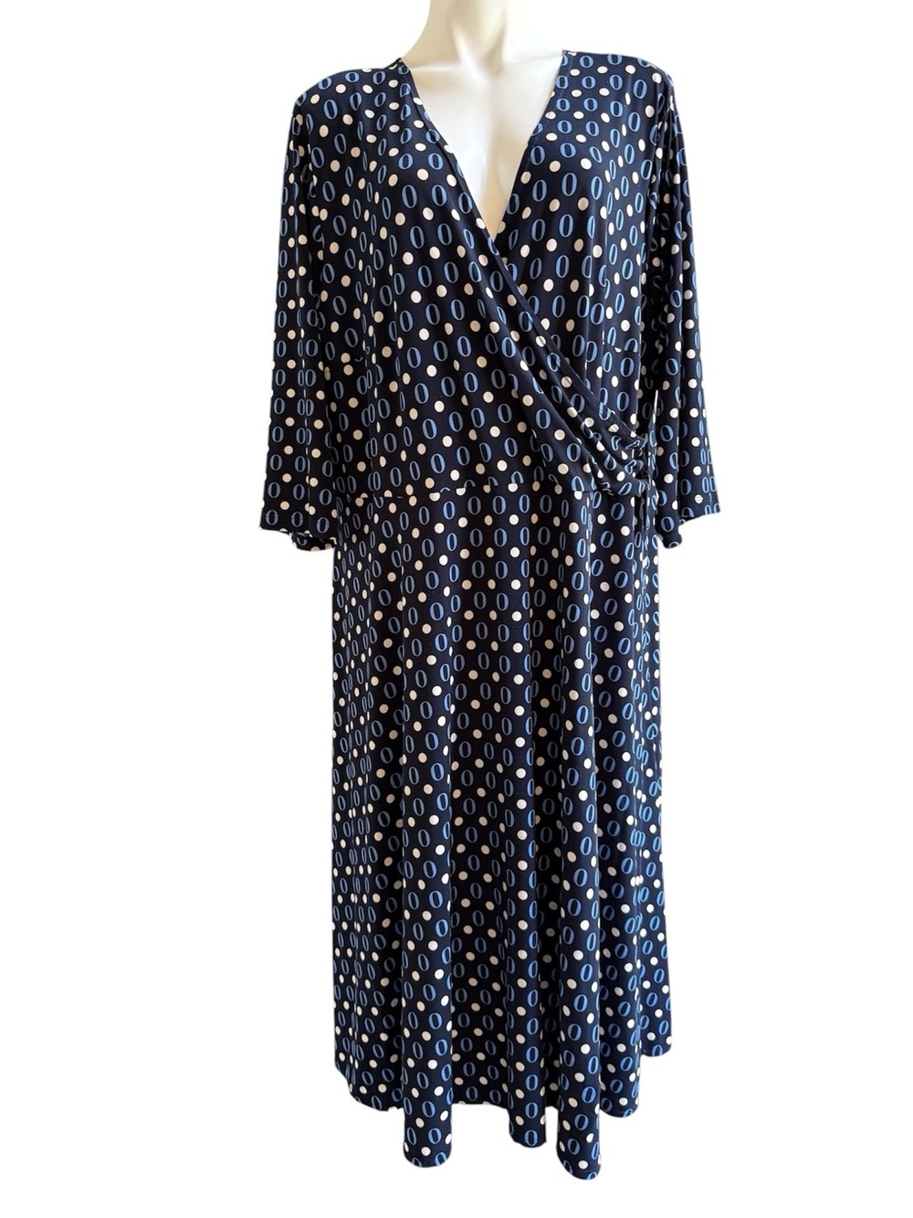 Elementz Midi Dress Navy 3X EUC